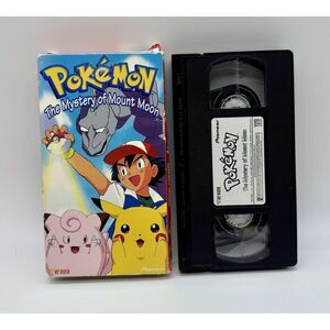 Vintage 1999 Pokemon: The Mystery Of‎ Mount Moon VHS